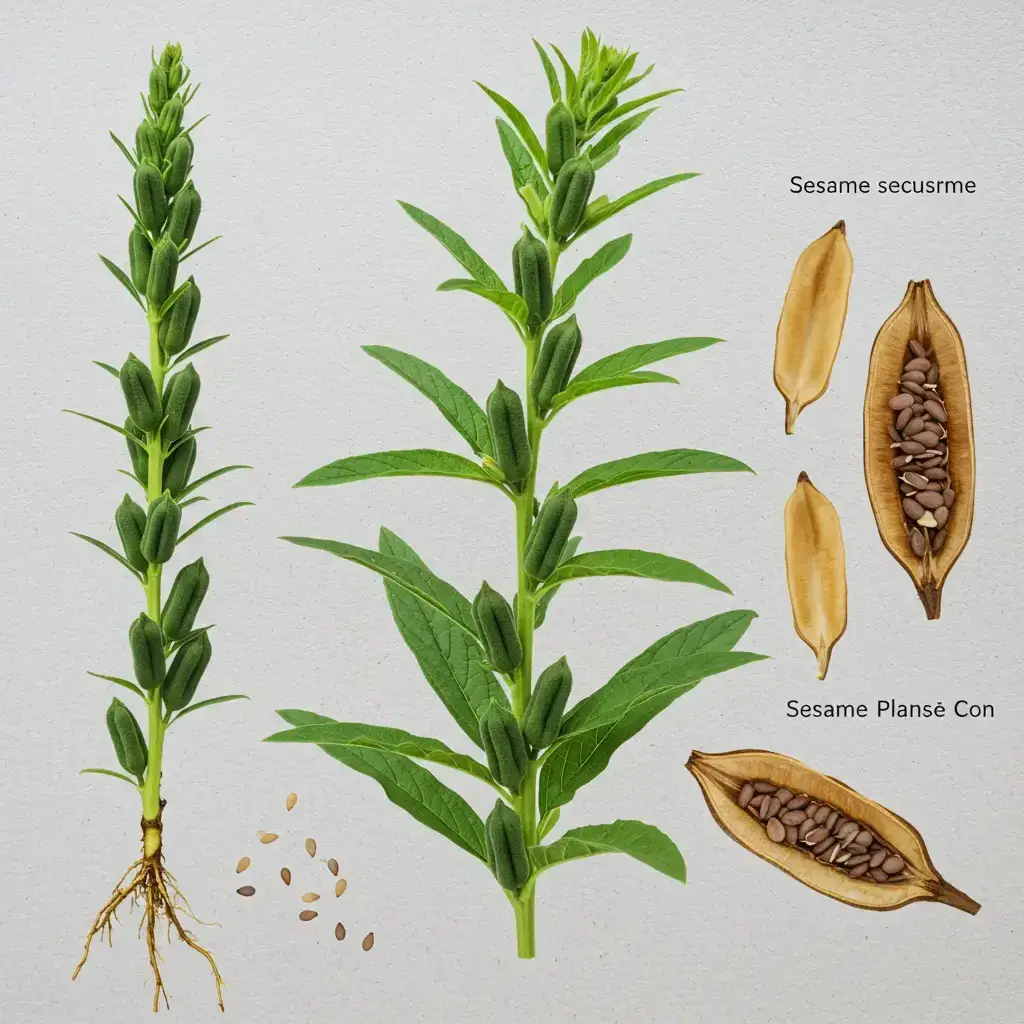 Exploring the Sesame Seed Plant