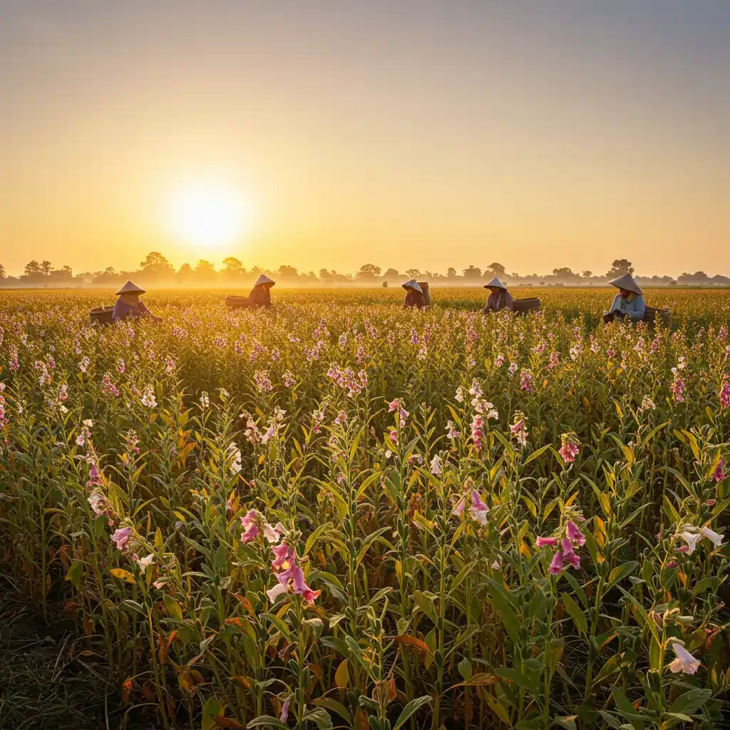 Harvesting and Uses of Sesame Seeds