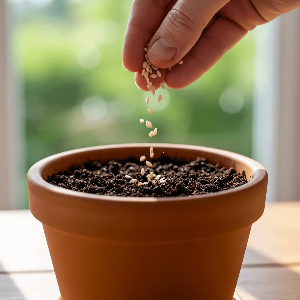 How to grow sesame seeds at home