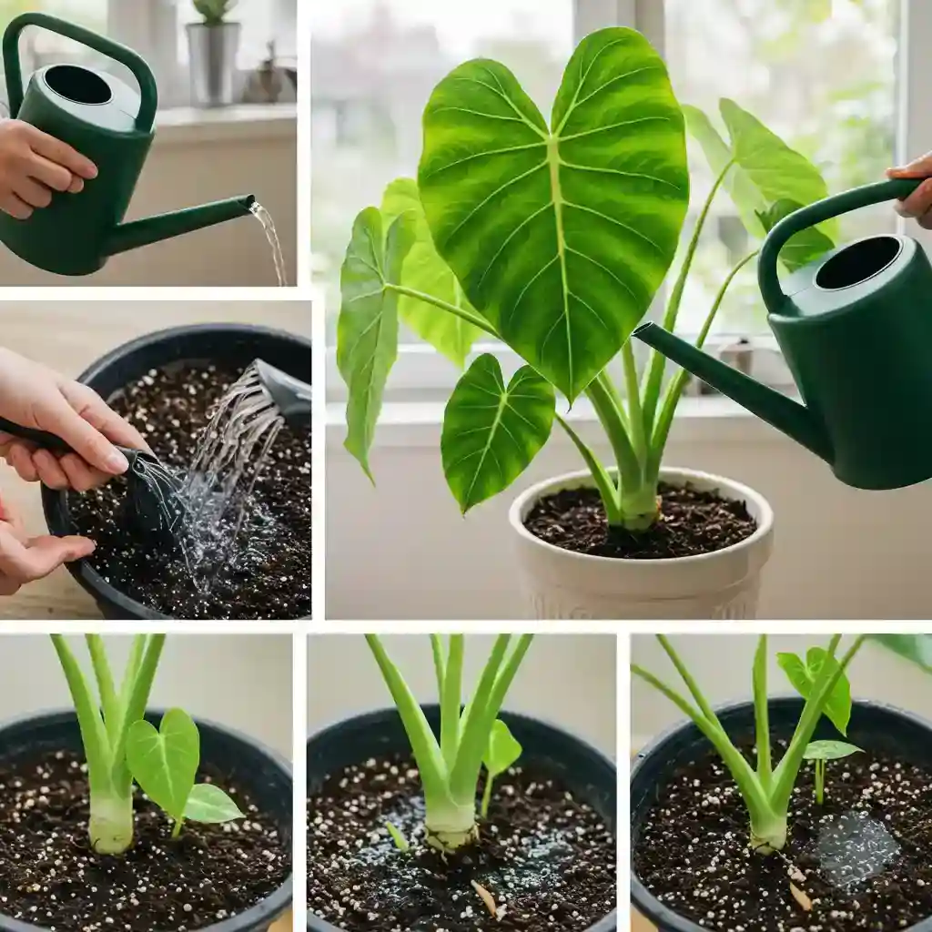 Elephant ears are water