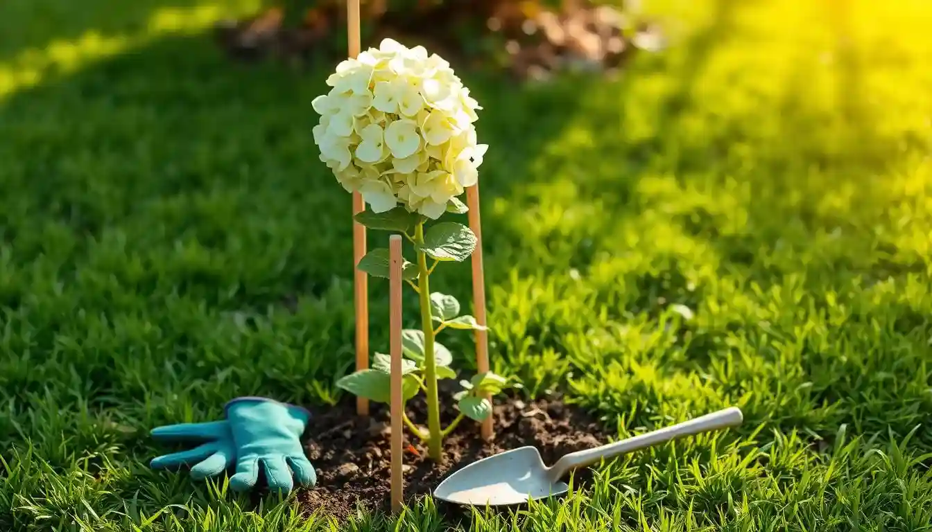 Limelight Hydrangea Tree Planting