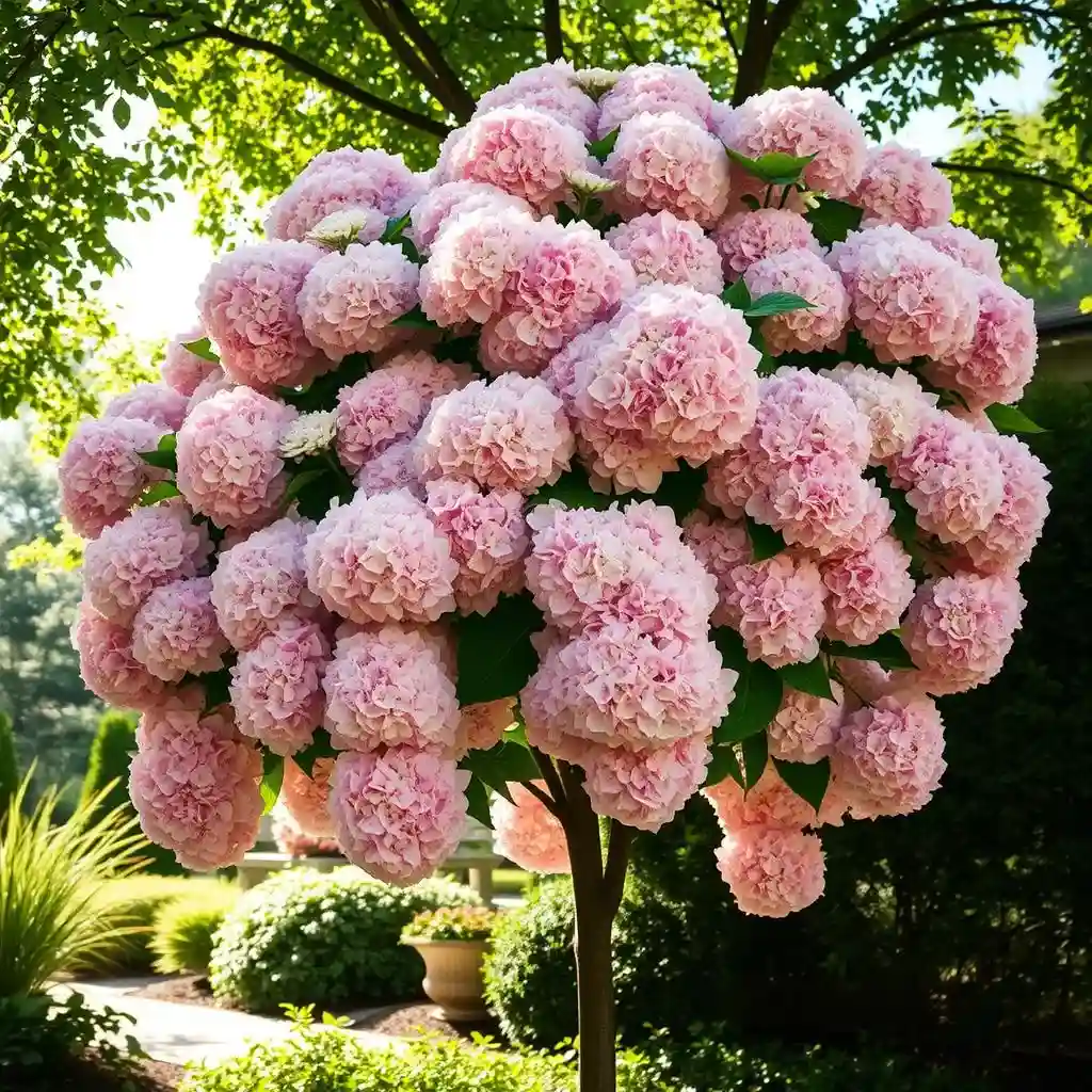 Vanilla Strawberry Hydrangea Tree