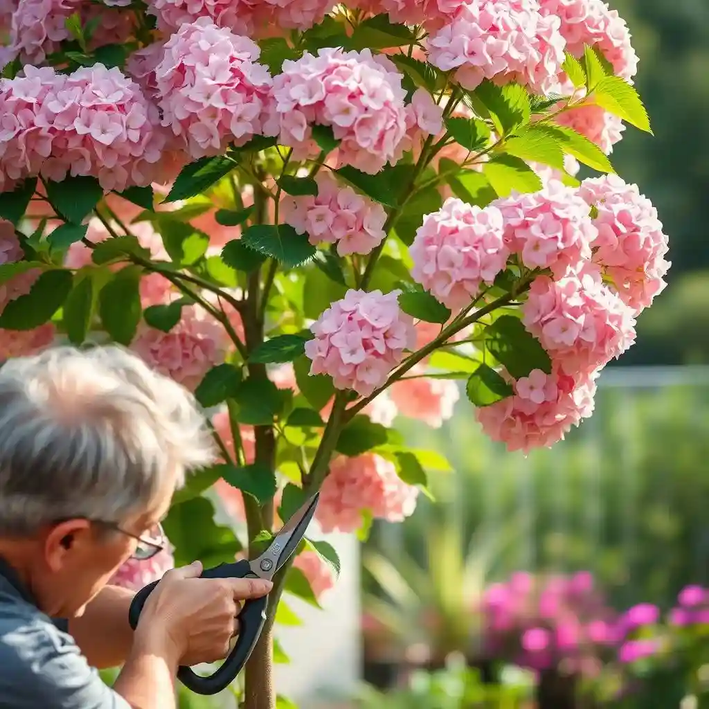 Vanilla Strawberry Hydrangea Tree pruning